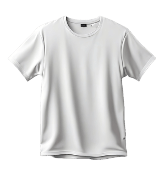 AI generated T-shirt for mockup free PNG