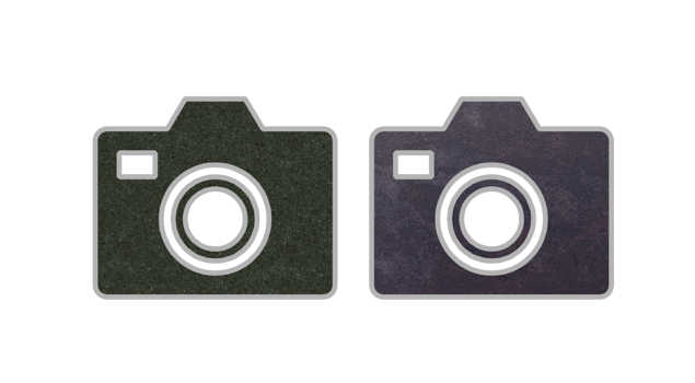 Camera lite blue and gray icon symbol with texture png