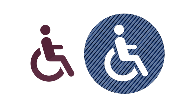 Photo handicap sign icon symbol png