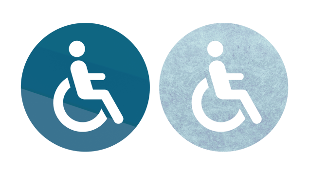 Photo handicap sign icon symbol png