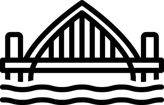 line icon for newcastle vector