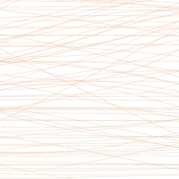 simple abstract seamlees orenge color chaotic line wavy pattern art work vector