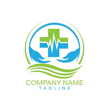Medical logo designs simple modern for medical service and health icon logo vector