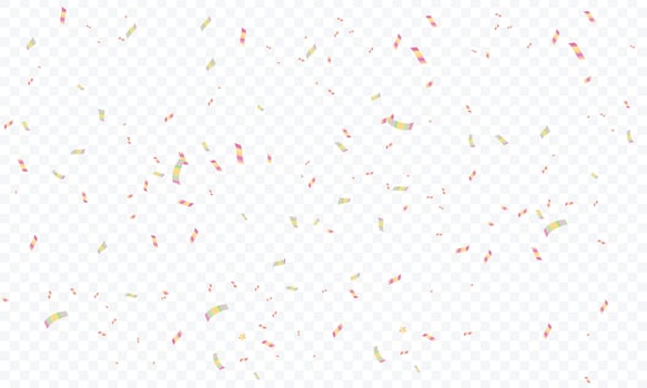Vector abstract holographic confetti background design