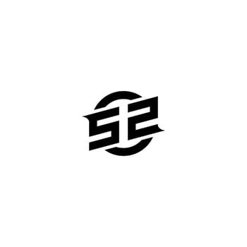 SZ Premium esport logo design Initials vector