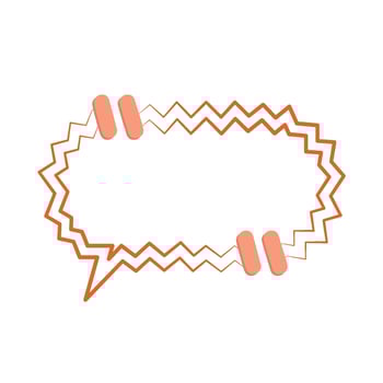 quotes speech bubble comic illustration vector