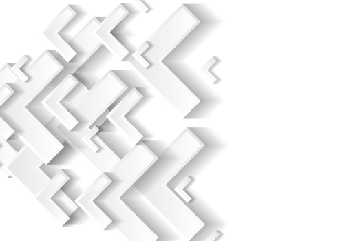 Grey and white tech paper arrows abstract background png