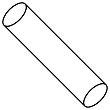 AI generated a drawing of a long tube on a transparent background png