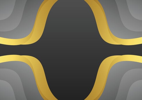 abstract gray wavy with luxury background banner vector