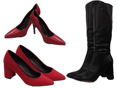 elegant women's shoes with heels- png