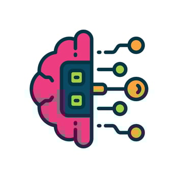 artificial intelligent icon. vector line icon for your website, mobile, presentation, and logo design.