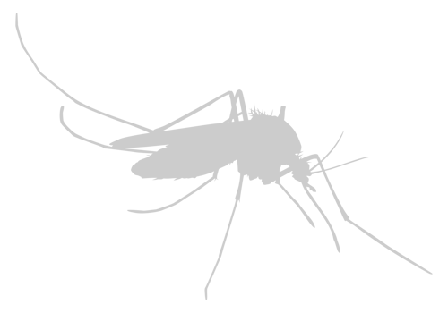 Mosquito Silhouette, can use for Art Illustration Pictogram, Website, and Graphic Design Element. Format PNG