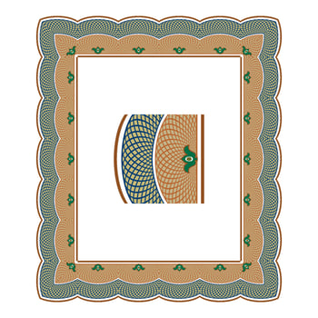 Vintage floral classic calligraphic retro vignette scroll frames ornamental design elements black and color set isolated vector
