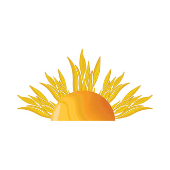 illustration of sun vector