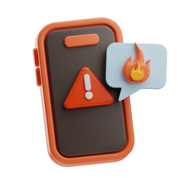 Firefighter Object Smartphone 3D Illustration png