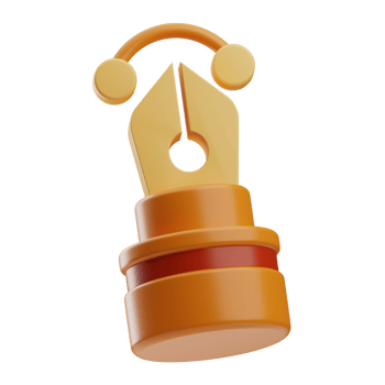 General Art Object Pen Tool 3D Illustration png