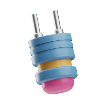 Repair Tools Object Capacitor 3D Illustration png