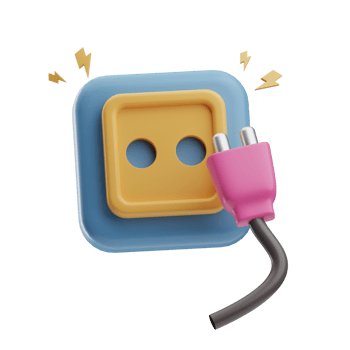 Repair Tools Object Plug 3D Illustration png