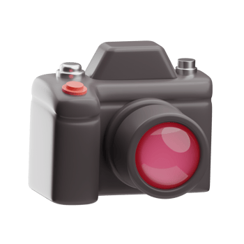 Wedding Object Camera 3D Illustration png