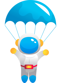 Astronaut cartoon illustration png
