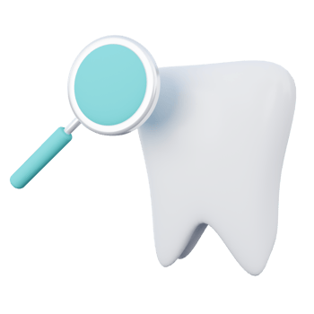 Dental Checkup 3D Icon Illustration png