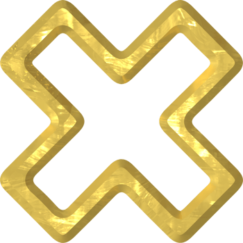 Golden symbol illustration png