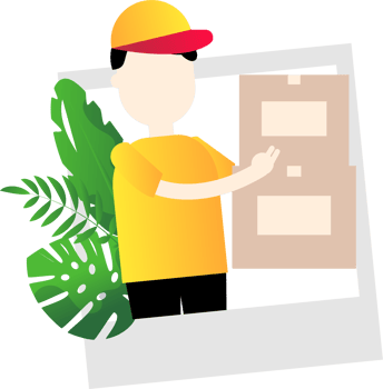 delivery flat illustration png