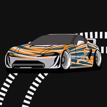 racing car vector design