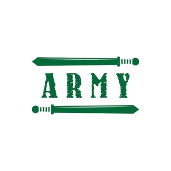 Army logo vector military template symbol design