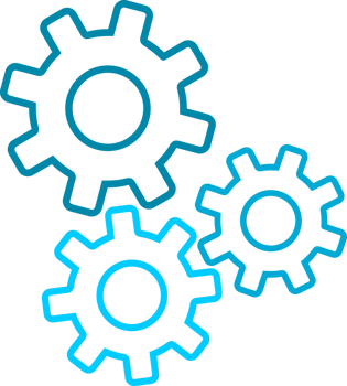 gear cogs engine machine icon png