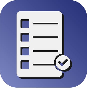 Requirement Vector Glyph Gradient Background Icon For Personal And Commercial Use.