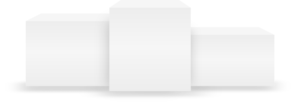 Pedestal podium cubes png