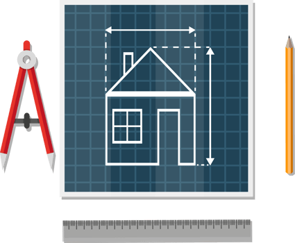 Architectural project, building and planning png