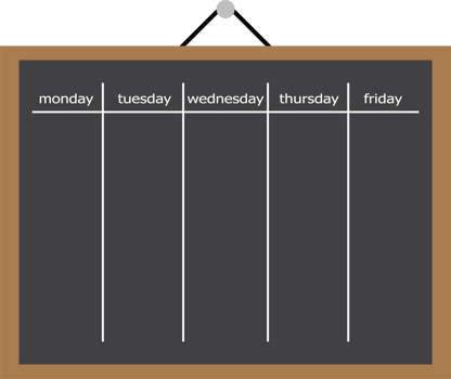 Empty scrum task board png