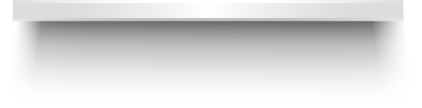 Empty white shelves png
