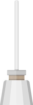 Simple icon of toilet brush. png