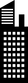 Modern city building png