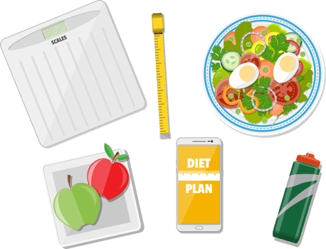 Weight loss, diet, healthy lifestyle concept png