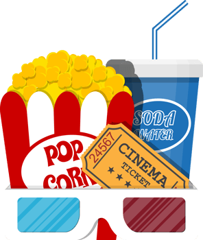Retro movie set png