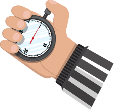 Analog chronometer timer counter, stopwatch. png