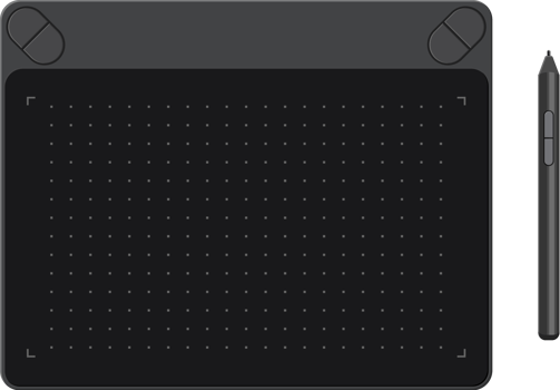 Graphic tablet, tab and pen png