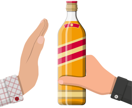 Alcohol abuse concept png
