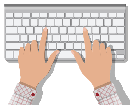 Modern computer keyboard png
