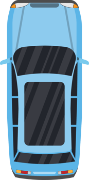 Vehicle, car or truck top view png