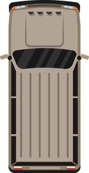 Vehicle, car or truck top view png