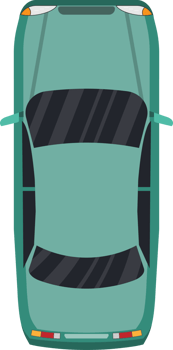 Vehicle, car or truck top view png