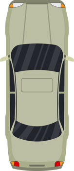 Vehicle, car or truck top view png