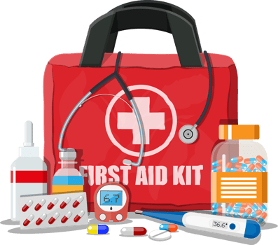Medical first aid kit png
