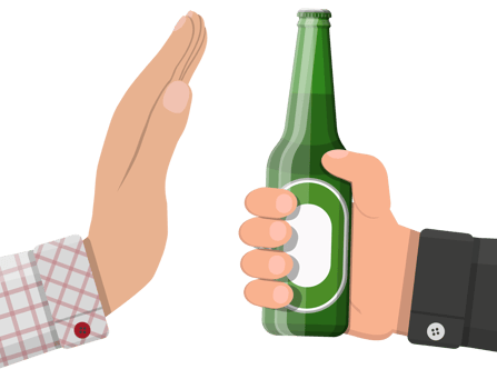 Alcohol abuse concept png
