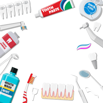 Oral care hygiene products png